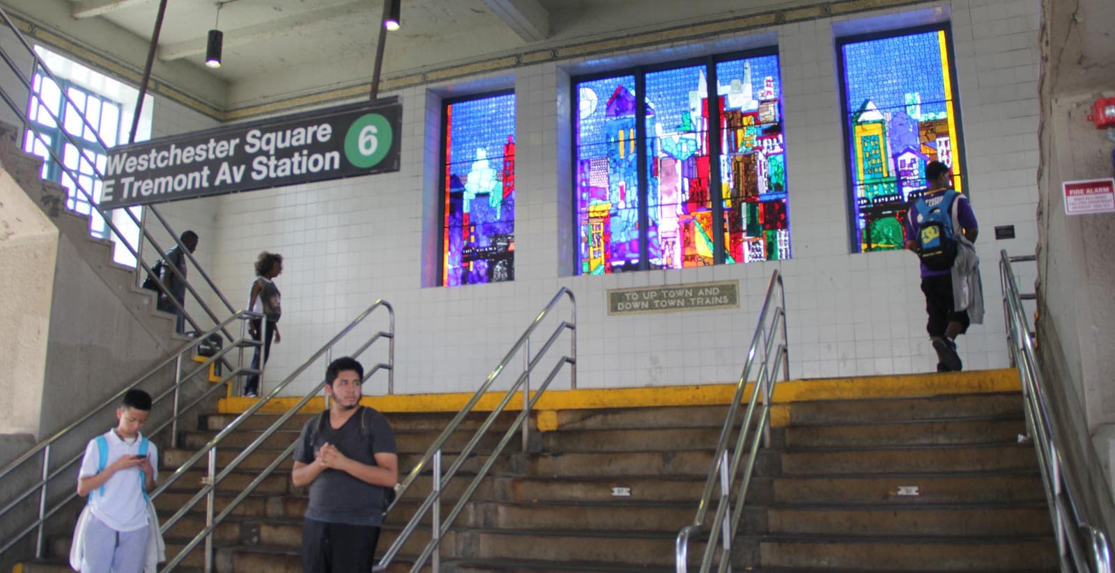 Westchester Square elevated station in Van Nest, Bronx — home of Connect Re's office